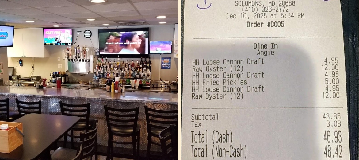 Anglers Seafood Bar And Grill Solomons